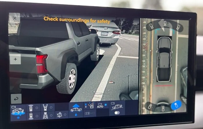 All the camera views from 2024 Tacoma TRD Off-Road Premium