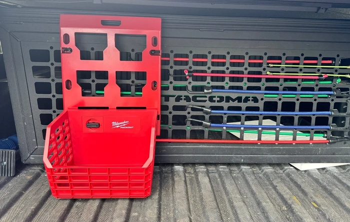 I found an aftermarket Milwaukee Packout wall bracket for my Tacoma