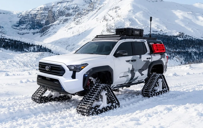 Snowhunter Tacoma on Tracks Unleashed for 2026 SEMA Show