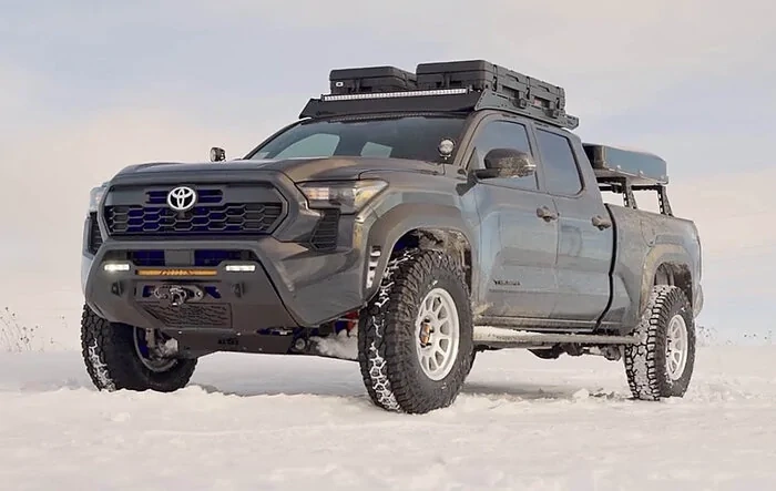 CBI Covert front bumper, rock sliders, bed molle panel, roof rack bar for 2024 Tacoma!