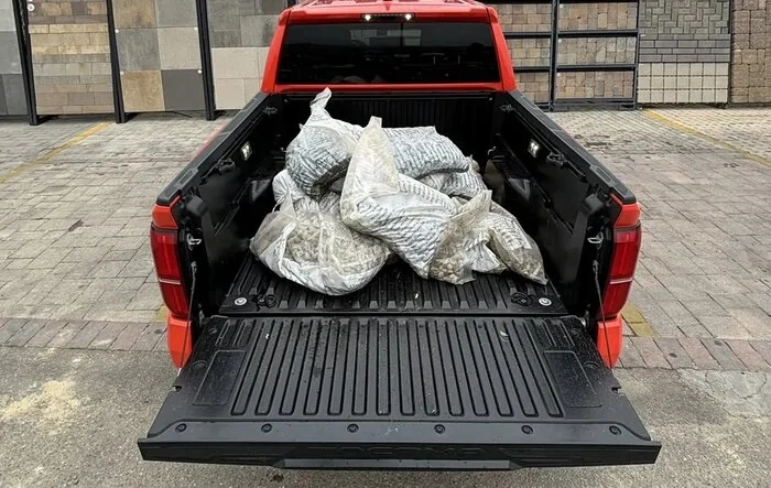 2024 Tacoma Off-Road Payload, Hauling & Sag test using 1,111 pounds of rocks