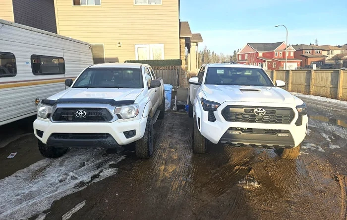 Initial Impressions: Manual 2024 Tacoma 6MT TRD Sport + (Canadian Build) & 2nd Gen Comparison Photos