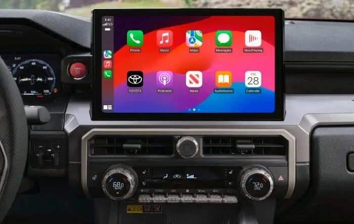 Apple CarPlay exit & docked menu bank coming - via infotainment / display OTA software update