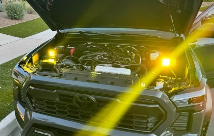 Ditch light install using factory AUX switch and pigtails