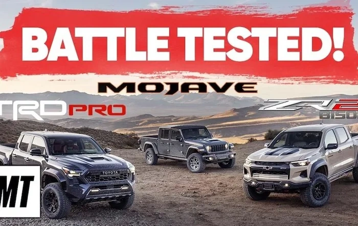 2024 Tacoma TRD Pro Vs. Chevy Colorado ZR2 Bison Vs. Jeep Gladiator Mojave