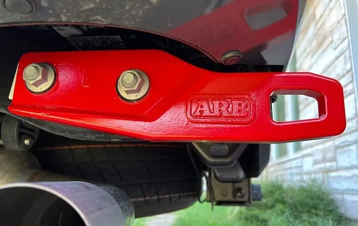 Install of ARB Rear Recovery Points on the 2024 Off Road Premium