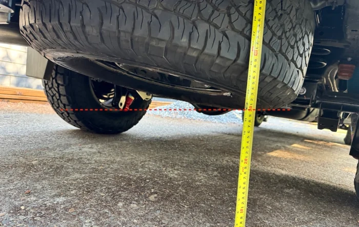 Upgraded the spare tire on TRD Offroad to 265/70/17