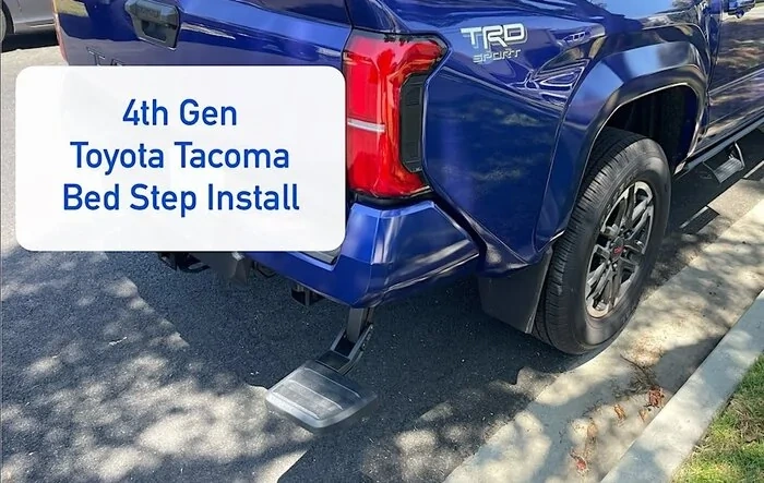 2024 Tacoma Bed Step Installation Video